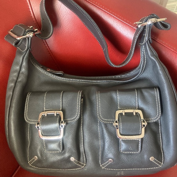 Longchamp Leather Buckle Pocket Hobo - Picture 7 of 15